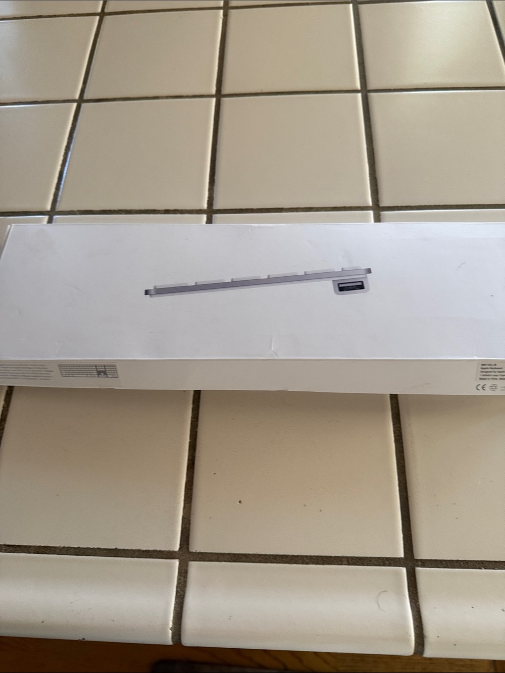 Apple Magic Keyboard with Numeric Keypad — White and Silver